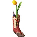 Vase oder Schreiberhalter Cowboyboot
