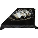 Flauschdecke 'Wolf'