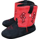 Fluffy, Hausschuhe im Westernboots-Design, Stars & Stripes