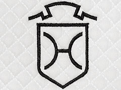 Bestickung mit Brandzeichen - Holstein