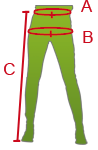 Reithose messen